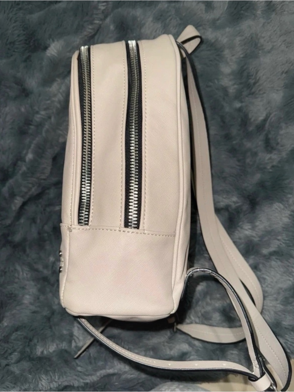 Zara Cream Mini Backpack - Picture 2 of 5